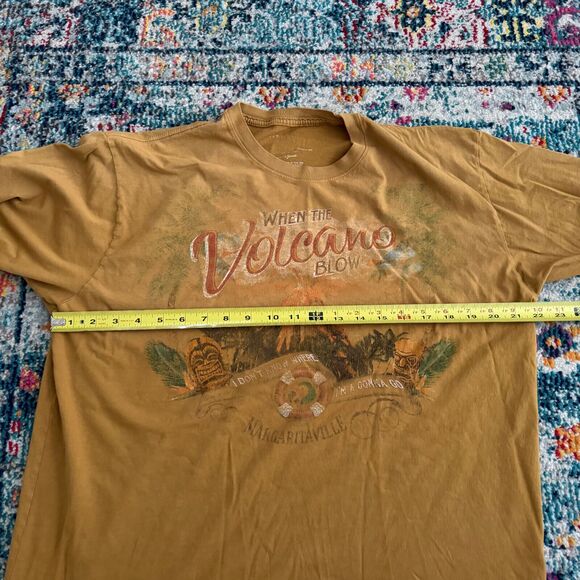 Margaritaville When The Volcano Blows Short Sleeved T-shirt Men's Size XL - Picture 4 of 5